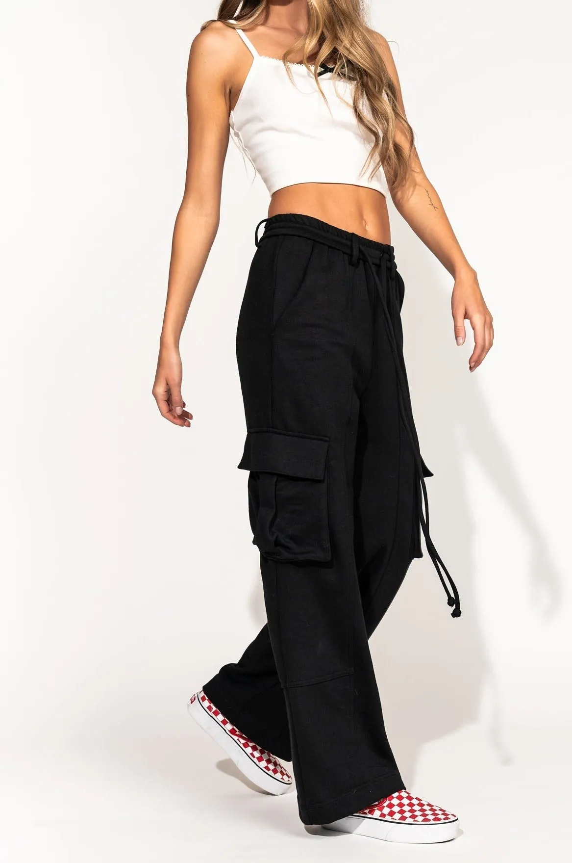 So Good Cargo Pants in Black sold by Dressed In Lala product image thumbnail 4