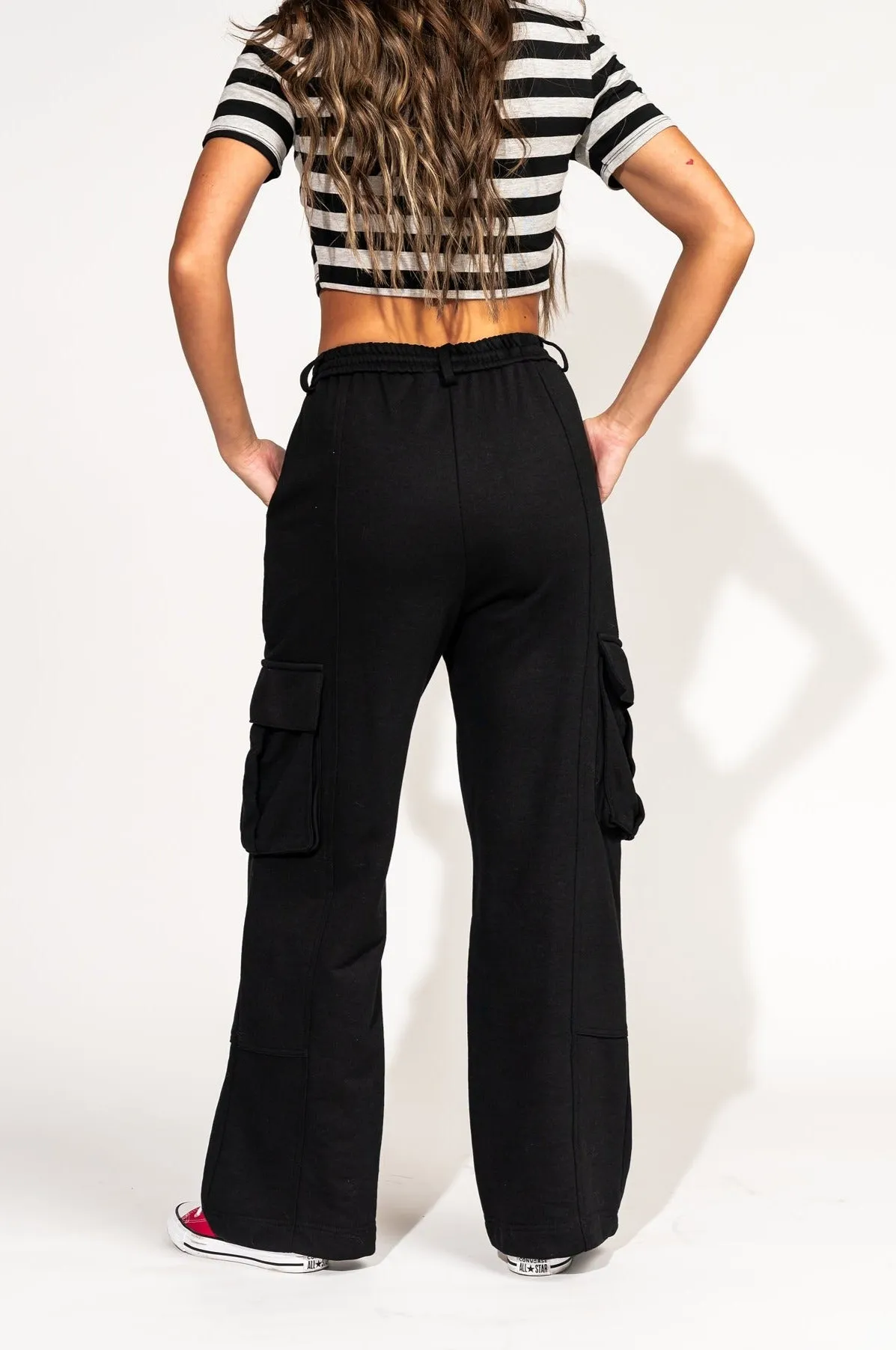 So Good Cargo Pants in Black sold by Dressed In Lala product image thumbnail 5