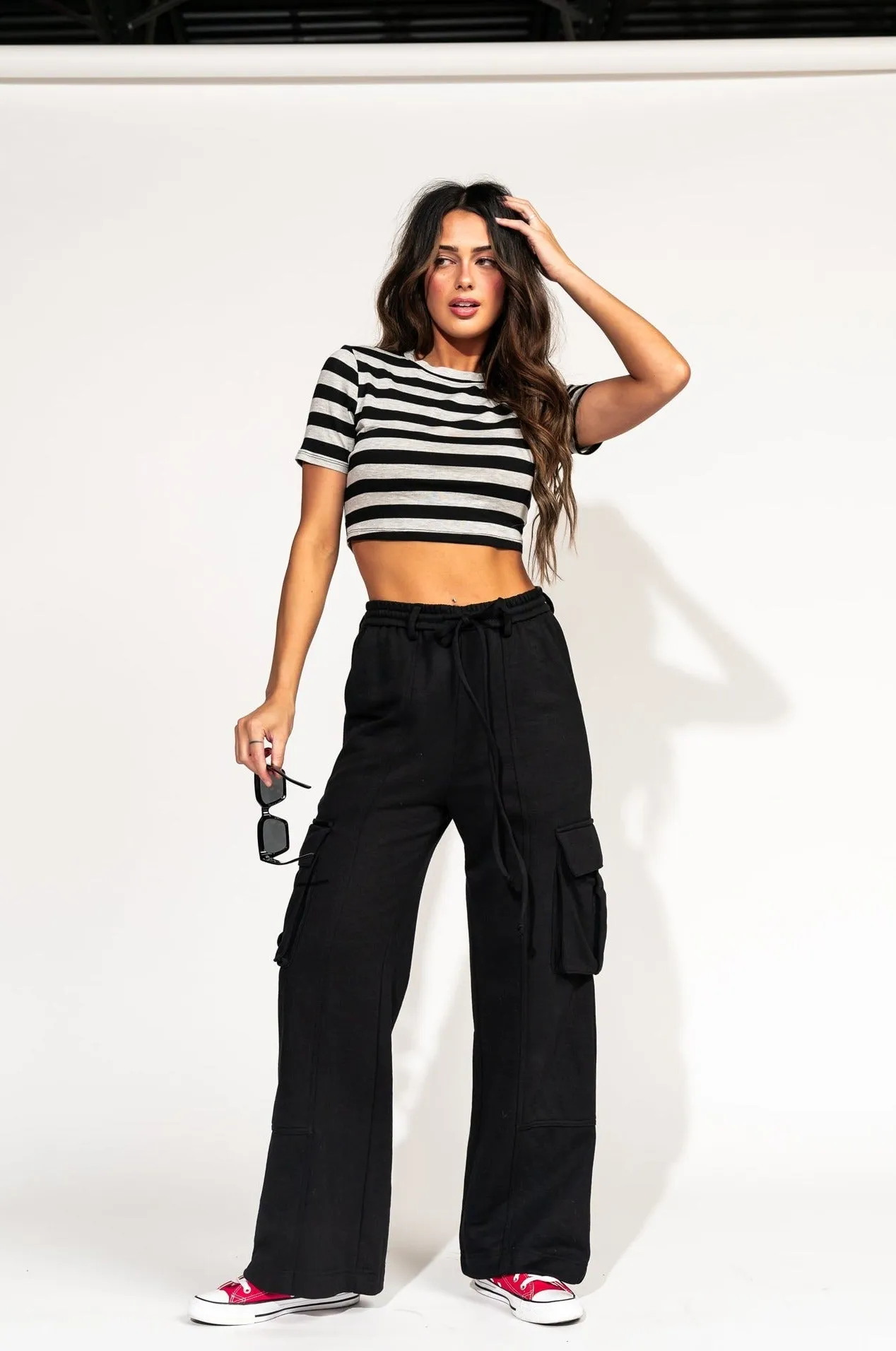 So Good Cargo Pants in Black sold by Dressed In Lala