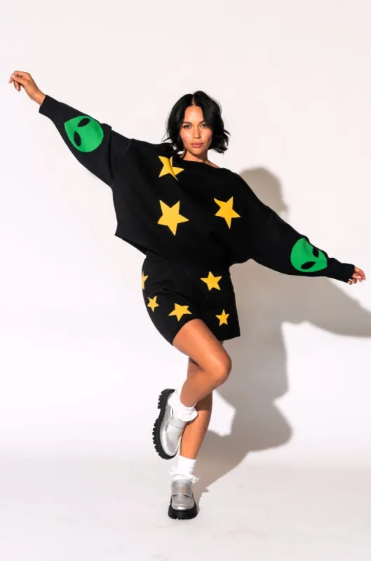 Take Me To Your Leader Alien Knit Set sold by Dressed In Lala