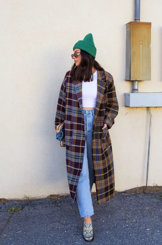 Libra Longline Half + Half Coat sold by Dressed In Lala