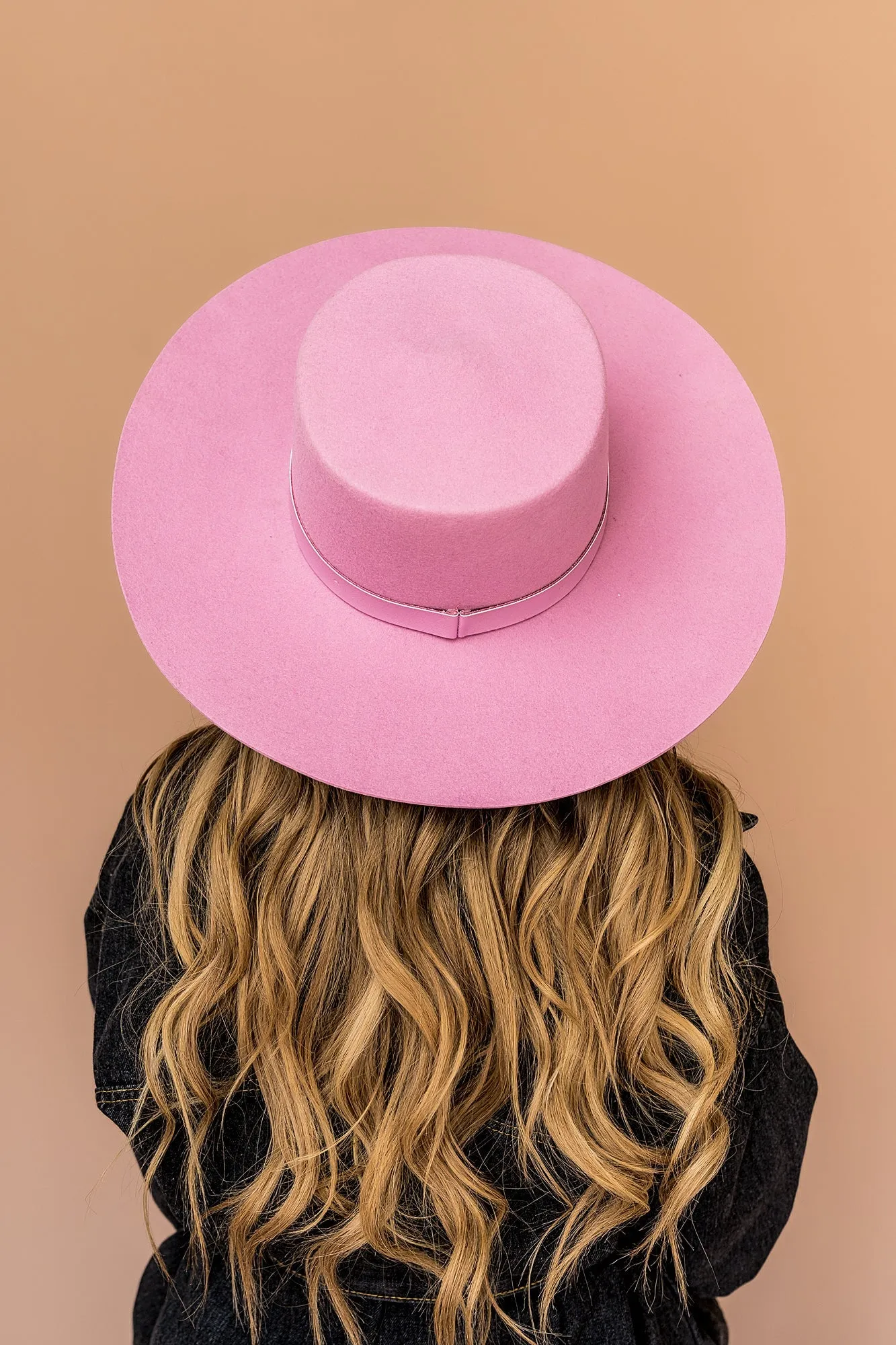 Rocky Stiff Brim Gambler Hat in Cotton Candy sold by Dressed In Lala product image thumbnail 5