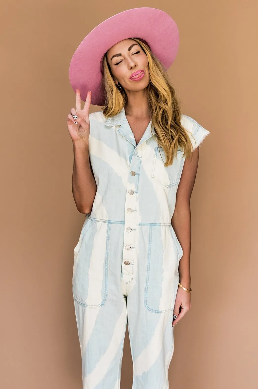 Rocky Stiff Brim Gambler Hat in Cotton Candy sold by Dressed In Lala product image thumbnail 4