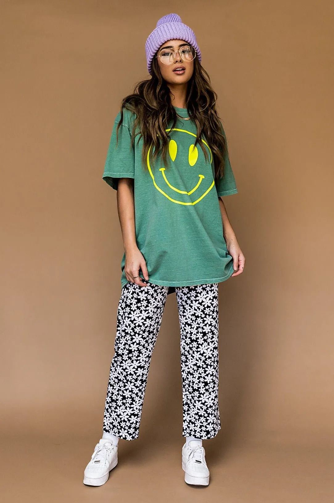 The World Needs Your Magic Oversized Tee in Sage + Neon sold by Dressed In Lala product image thumbnail 3