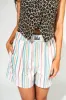 Good Fortune Boxer Shorts in Rainbow Stripe sold by Dressed In Lala