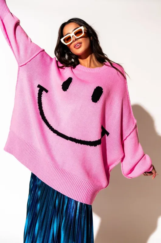 【glasses】GOLF WANG BIG FACE SWEATER HAPPY SWEATER by GOLF WANG | Parallel