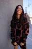 Good Time Girl Knit Short Set in Mocha Check sold by Dressed In Lala