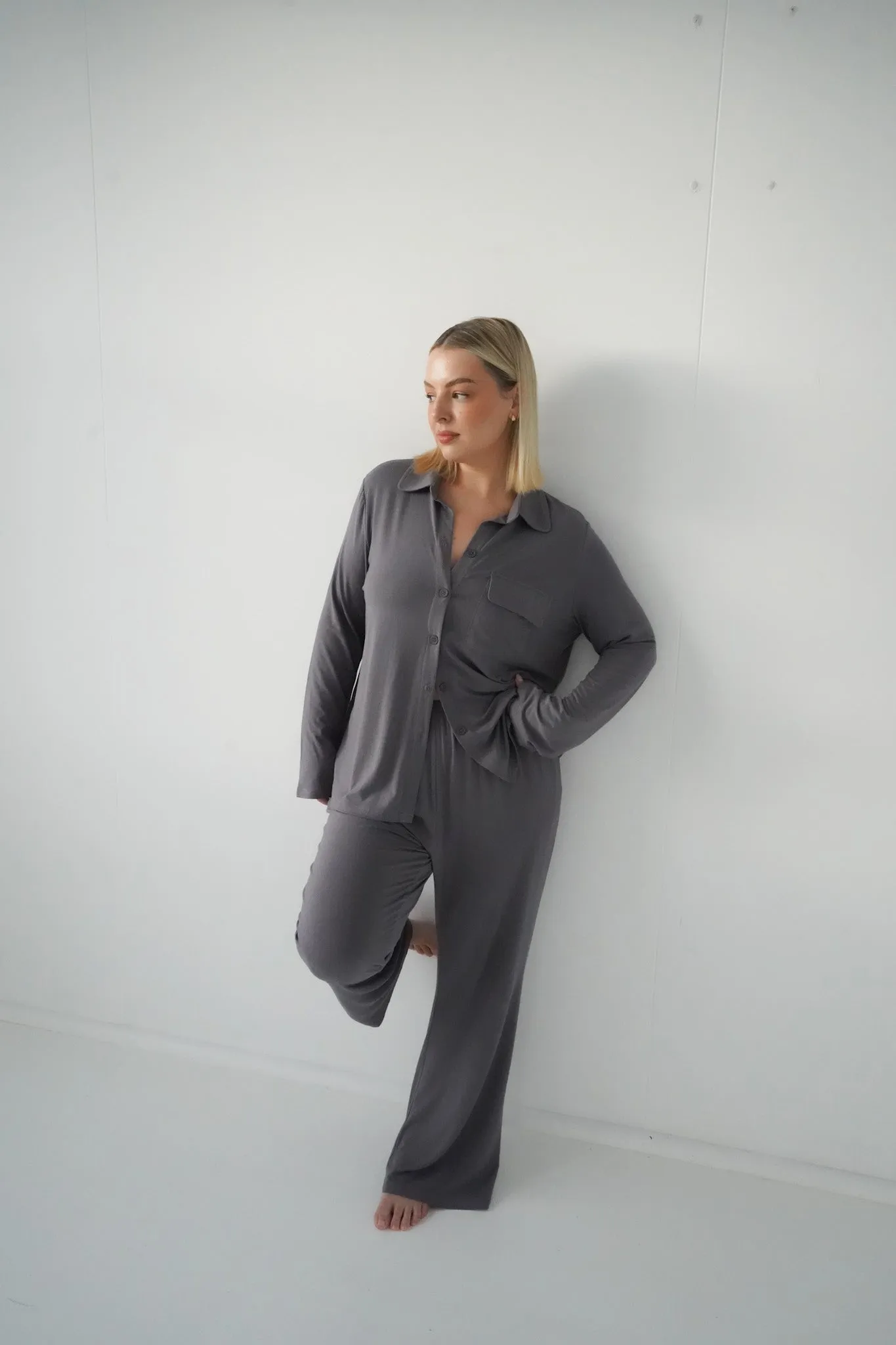 BUTTERY SLEEP PANT GREY sold by FAYT The Label