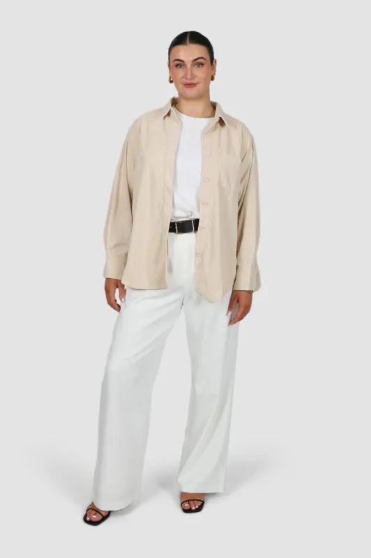 COLTER CORDUROY SHIRT VANILLA sold by FAYT The Label