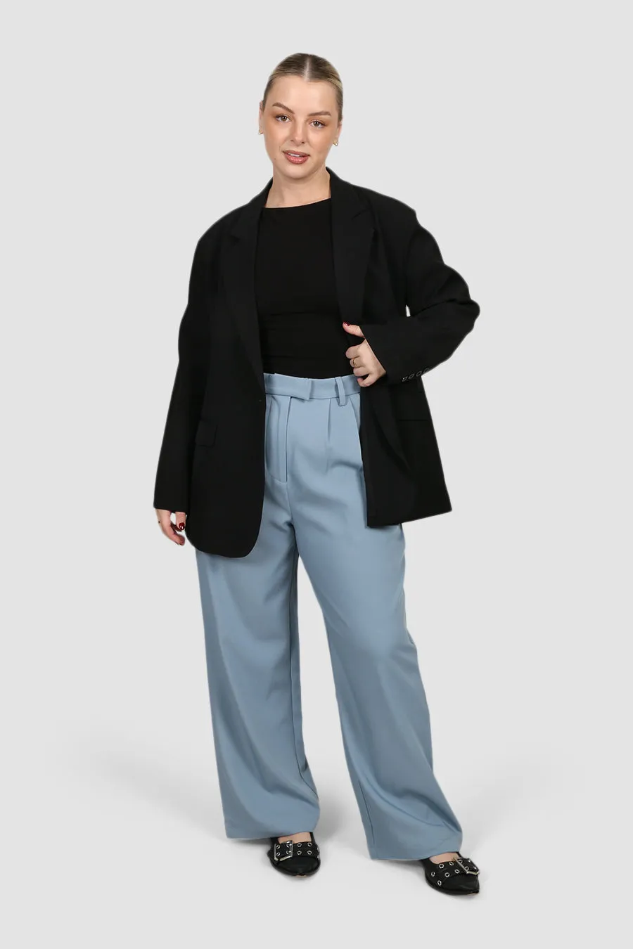 DOWNTOWN PANT STEEL sold by FAYT The Label product image thumbnail 4