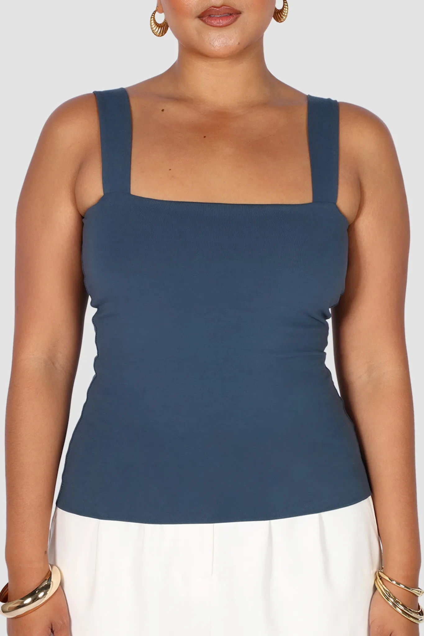 QUINN TOP DEEP OCEAN BLUE sold by FAYT The Label product image thumbnail 2