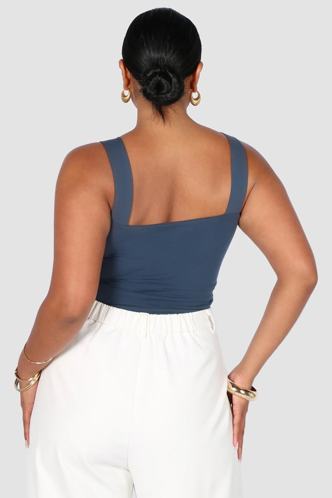 QUINN TOP DEEP OCEAN BLUE sold by FAYT The Label product image thumbnail 3