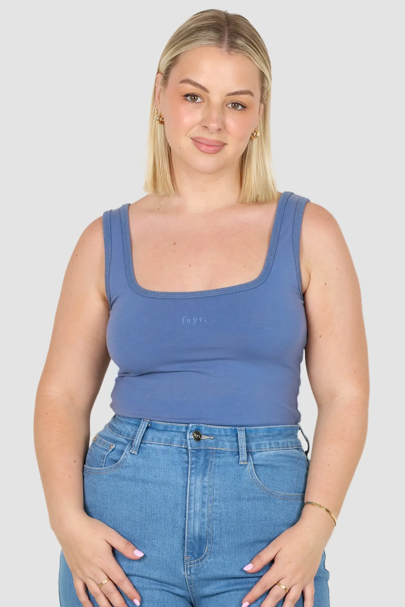 FAYT LOGO TANK STEEL sold by FAYT The Label product image thumbnail 2