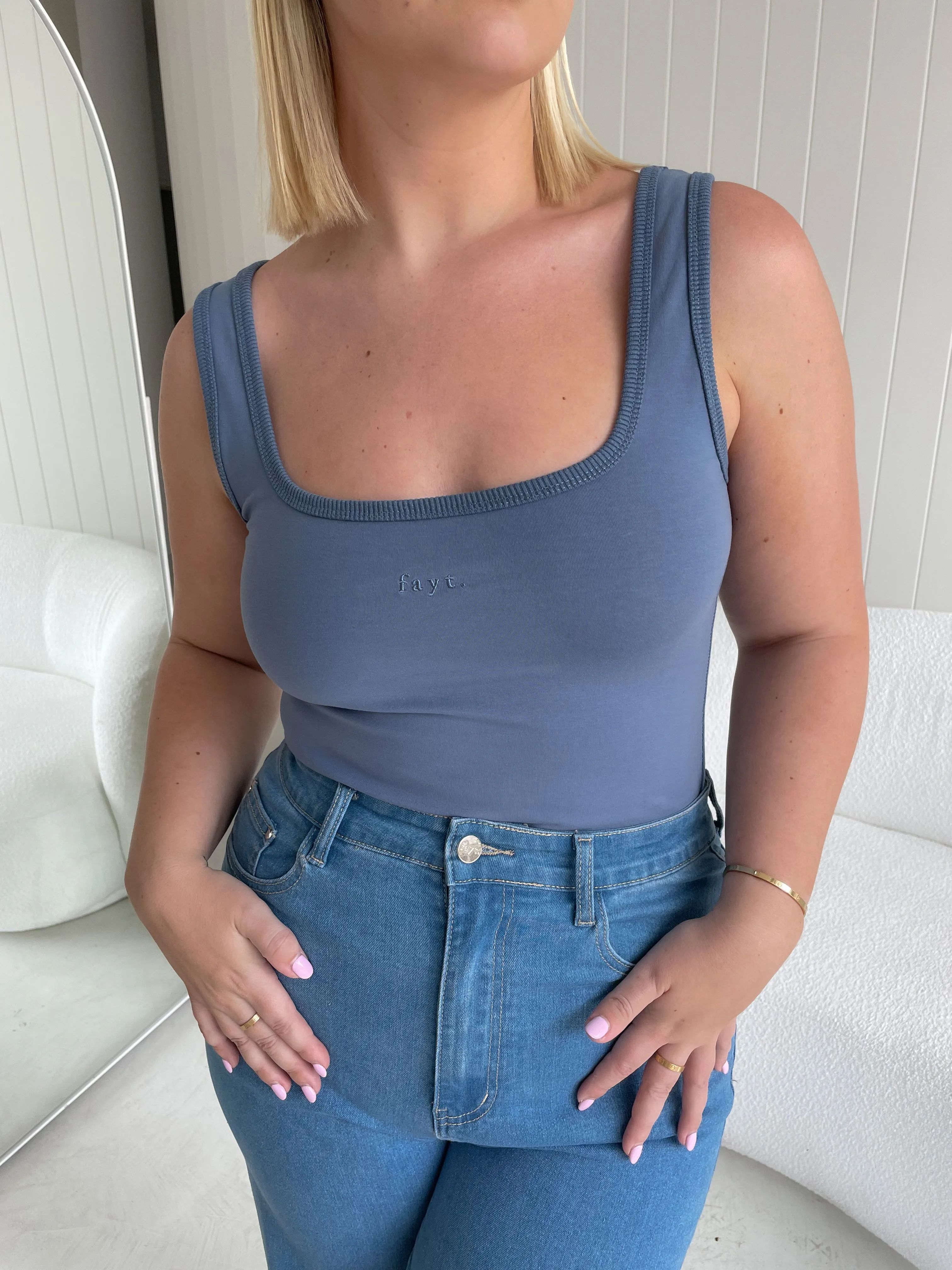 FAYT LOGO TANK STEEL sold by FAYT The Label