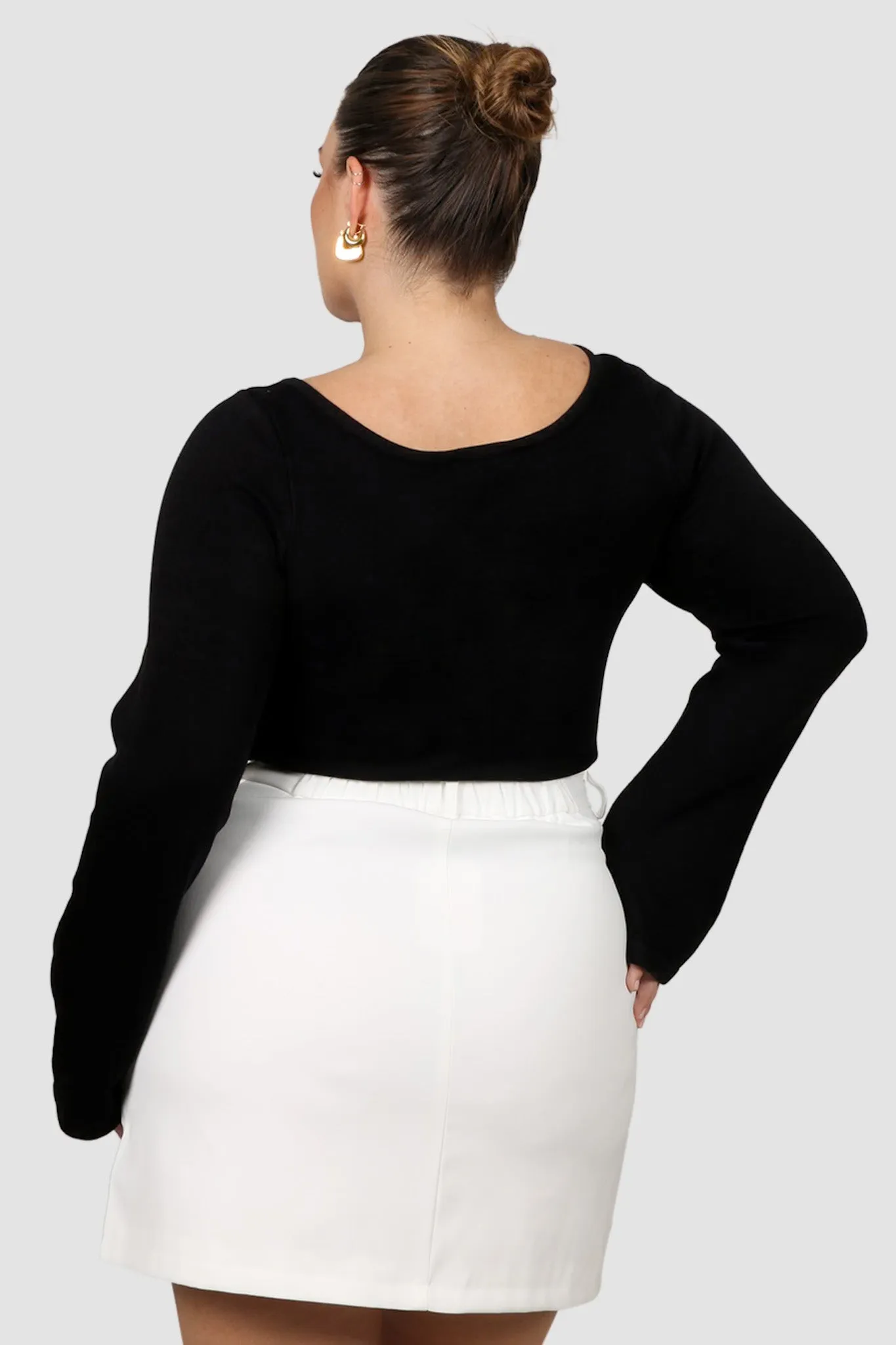 RAE KNIT TOP BLACK sold by FAYT The Label product image thumbnail 5