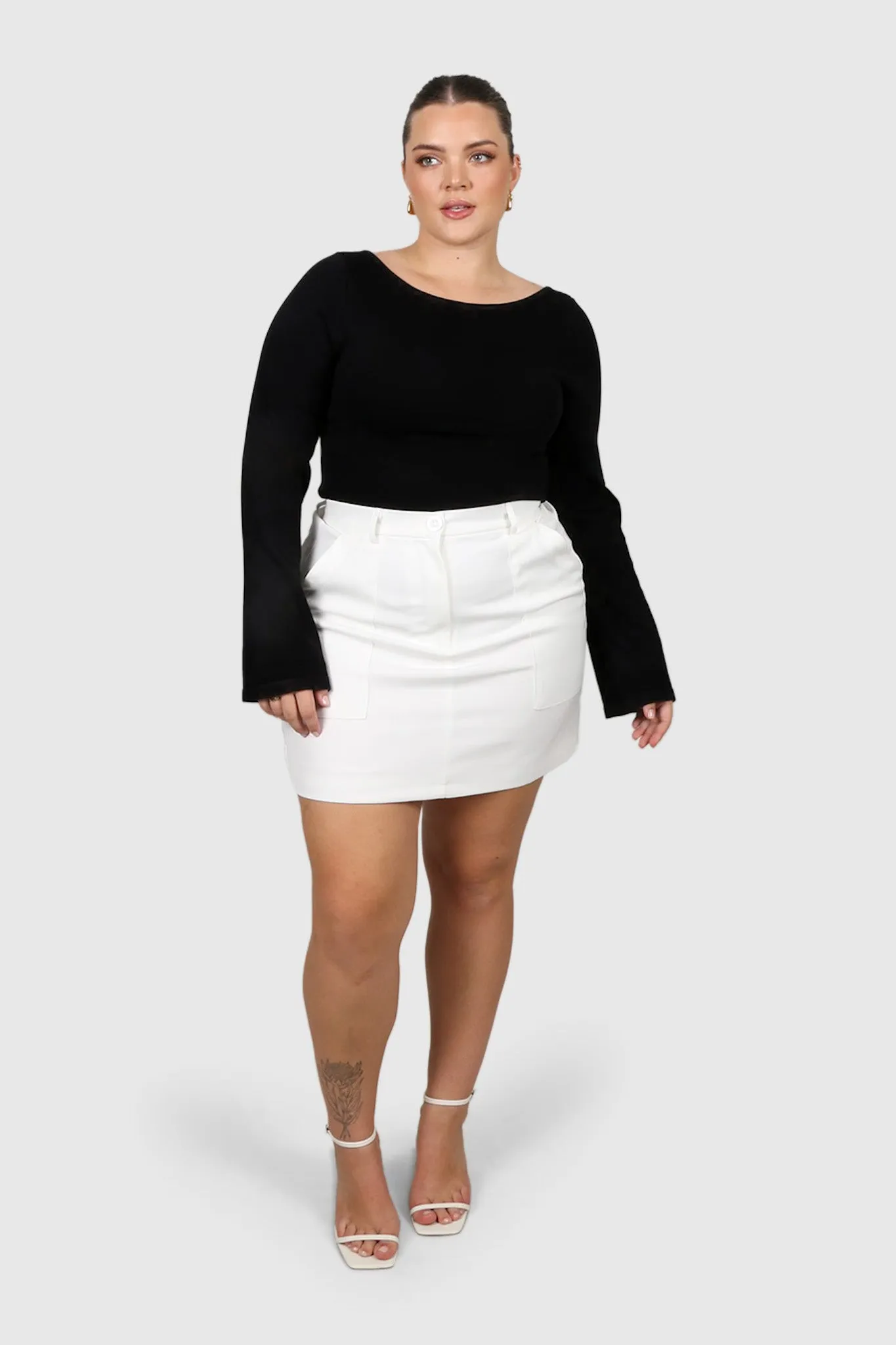 RAE KNIT TOP BLACK sold by FAYT The Label product image thumbnail 2