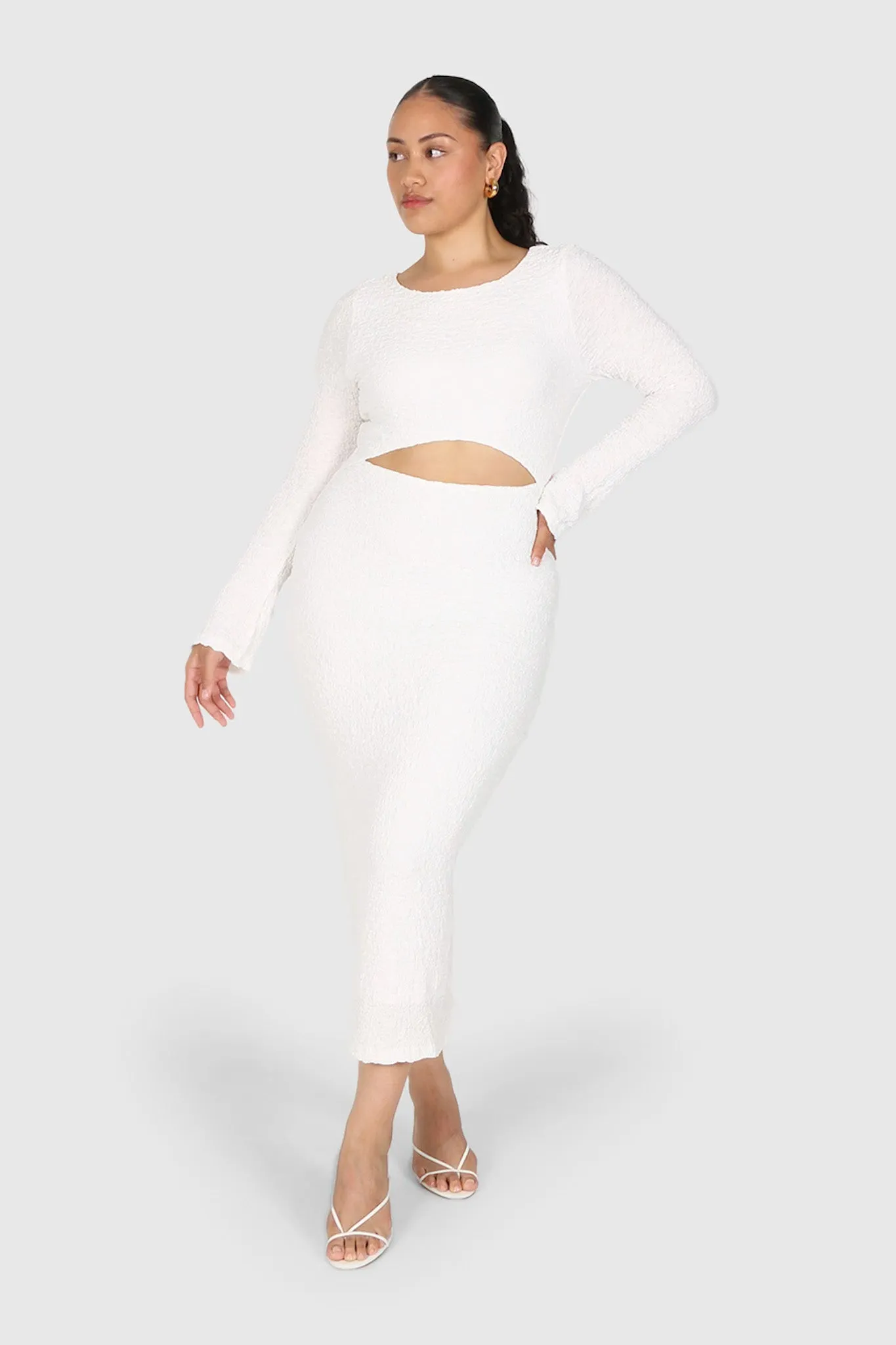 MARCELLO DRESS WHITE sold by FAYT The Label product image thumbnail 3