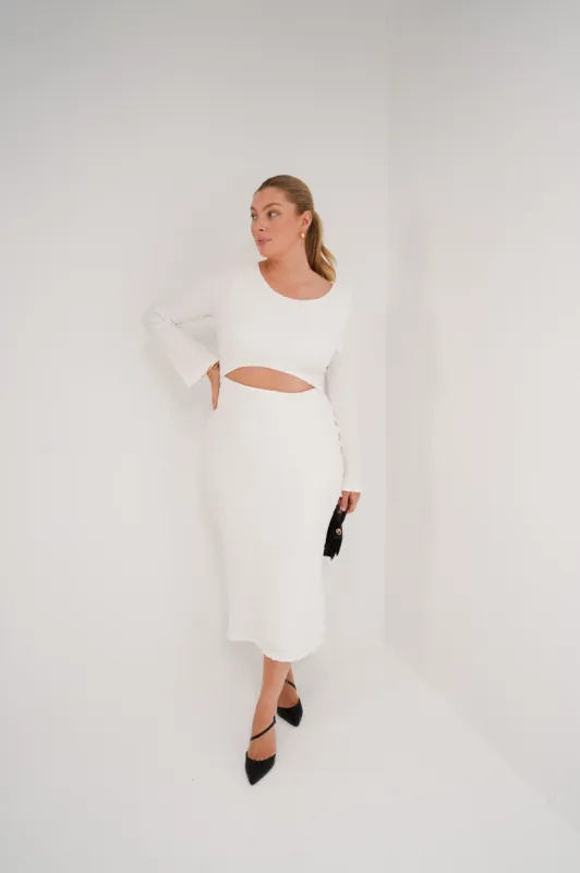 MARCELLO DRESS WHITE sold by FAYT The Label