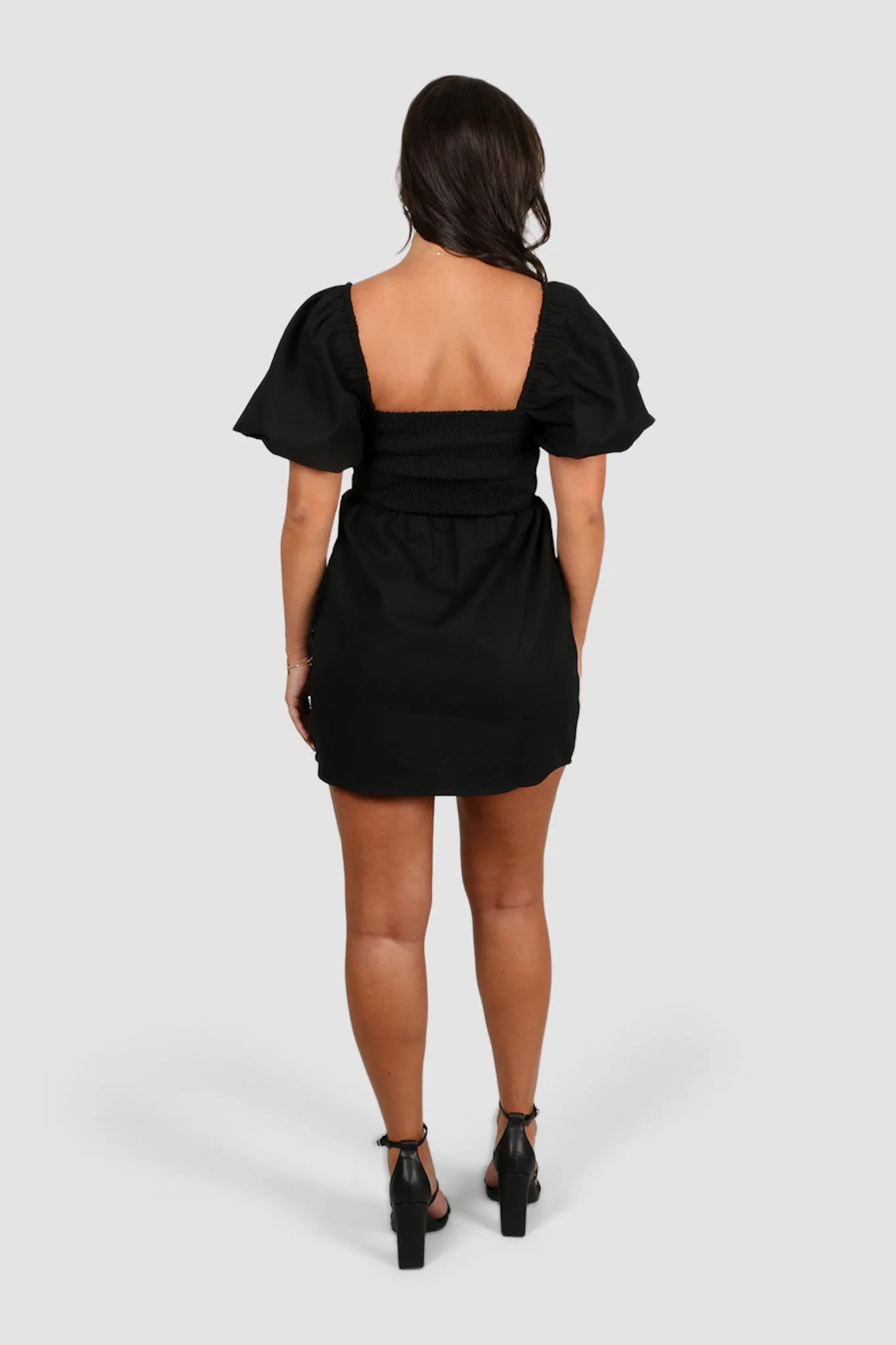 STELLA LINEN DRESS BLACK sold by FAYT The Label product image thumbnail 5