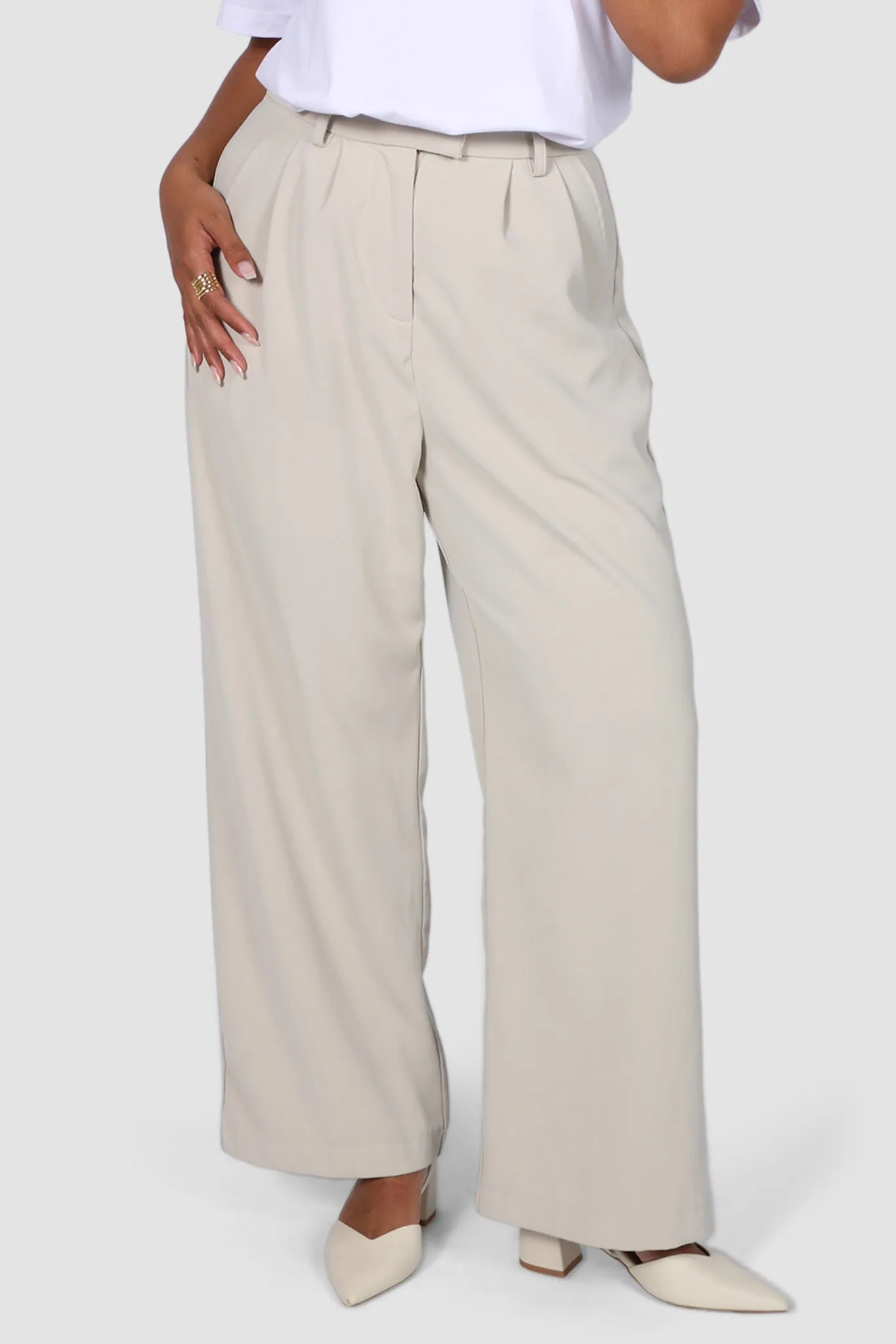 DOWNTOWN PANT ECRU sold by FAYT The Label product image thumbnail 2