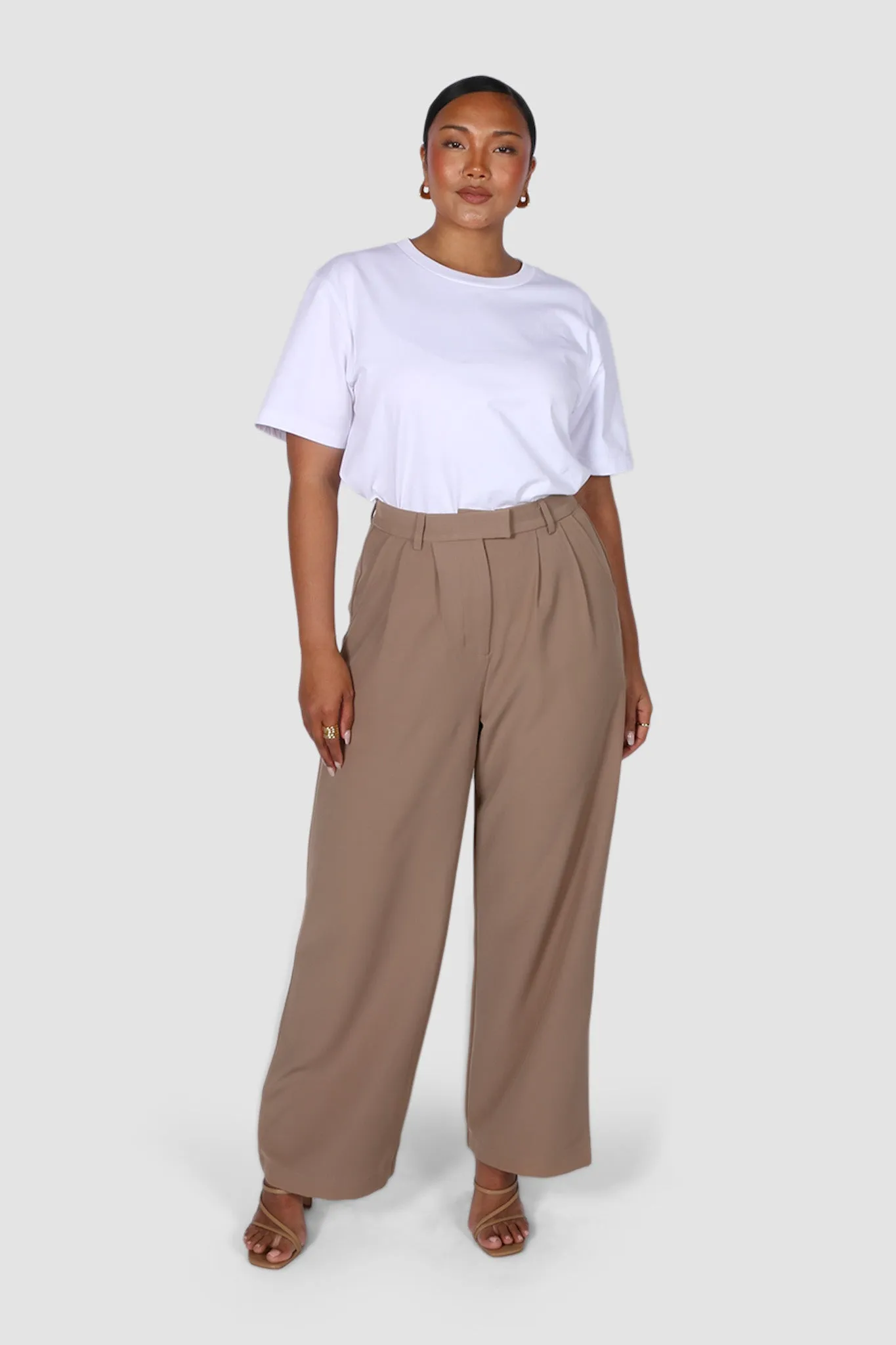 DOWNTOWN PANT LATTE sold by FAYT The Label