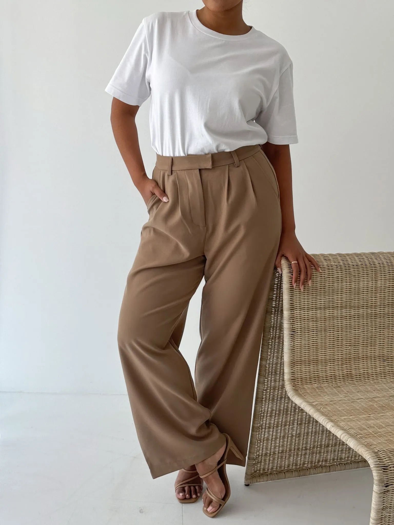 DOWNTOWN PANT LATTE sold by FAYT The Label product image thumbnail 3