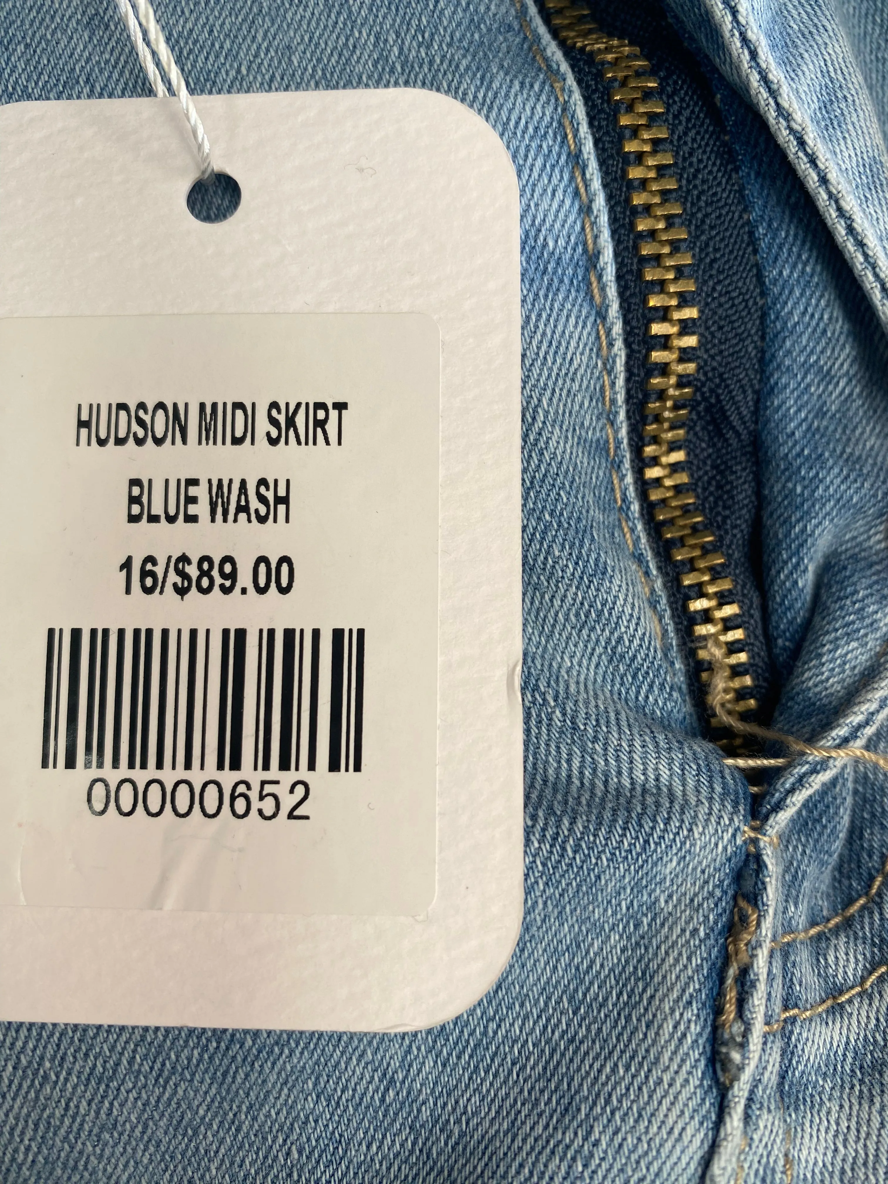 FB SALE - HUDSON MIDI SKIRT BLUE sold by FAYT The Label product image thumbnail 3