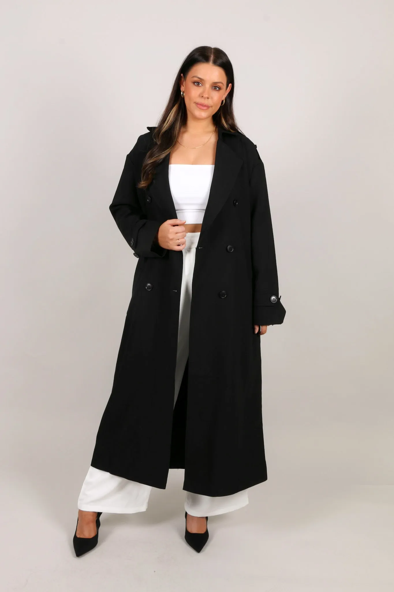 HENDRIX TRENCH COAT BLACK sold by FAYT The Label