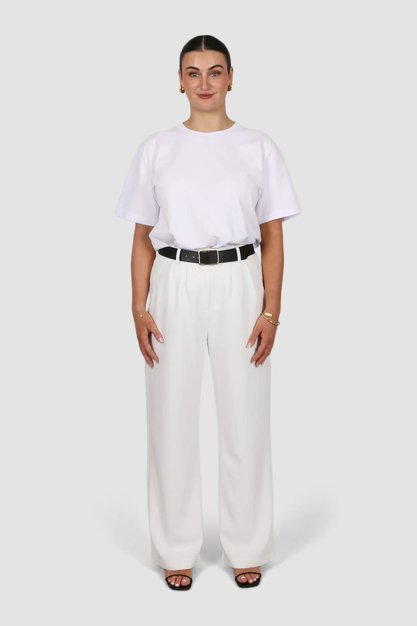 DOWNTOWN PANT WHITE TALL FIT sold by FAYT The Label product image thumbnail 4