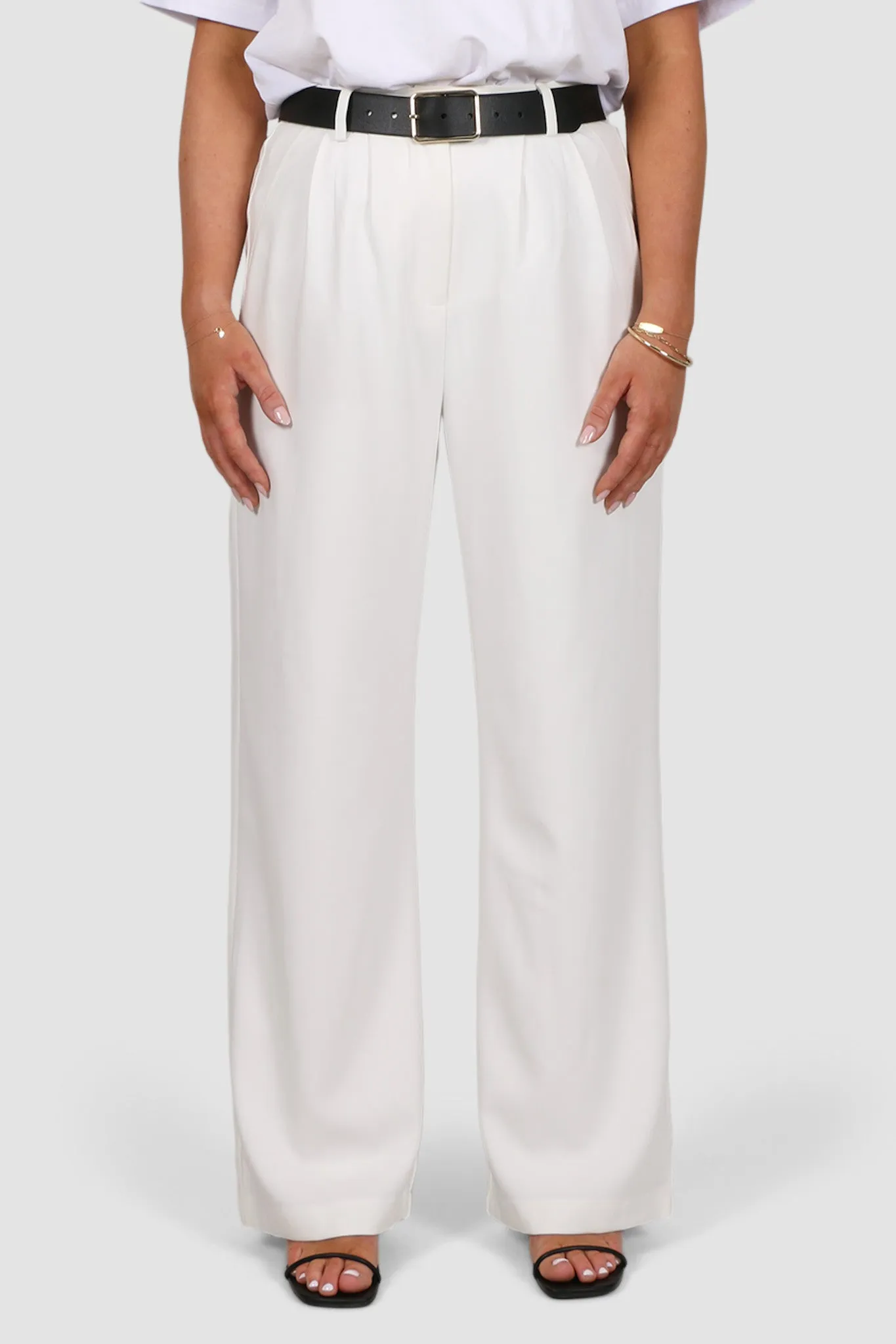 DOWNTOWN PANT WHITE TALL FIT sold by FAYT The Label product image thumbnail 5