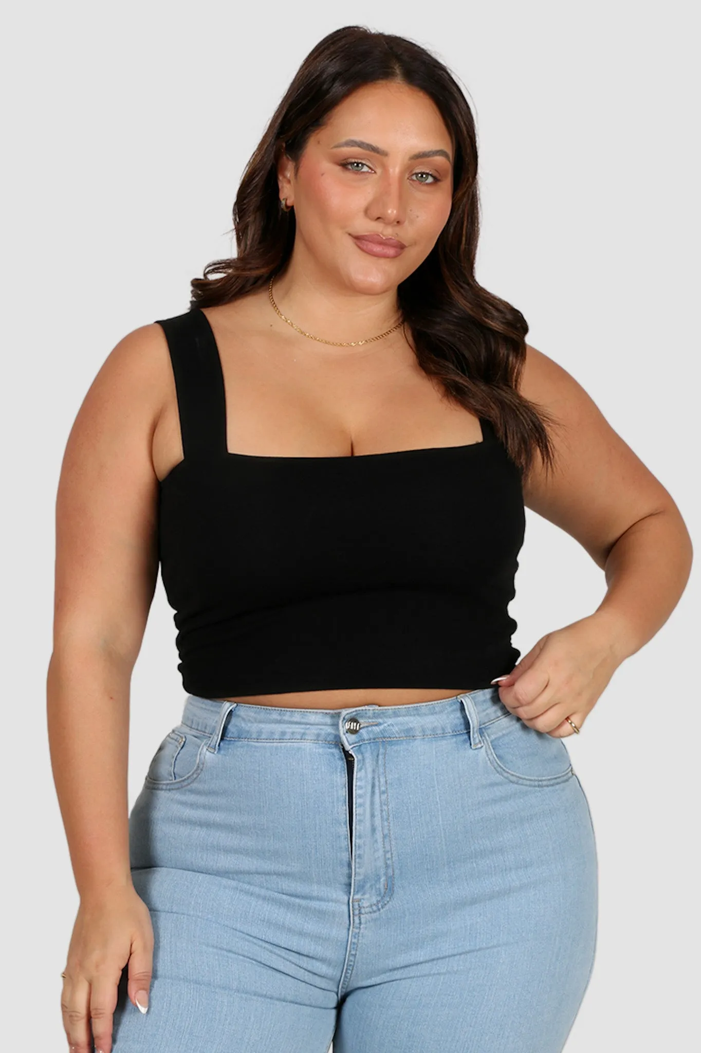 ELLIDY TOP BLACK sold by FAYT The Label