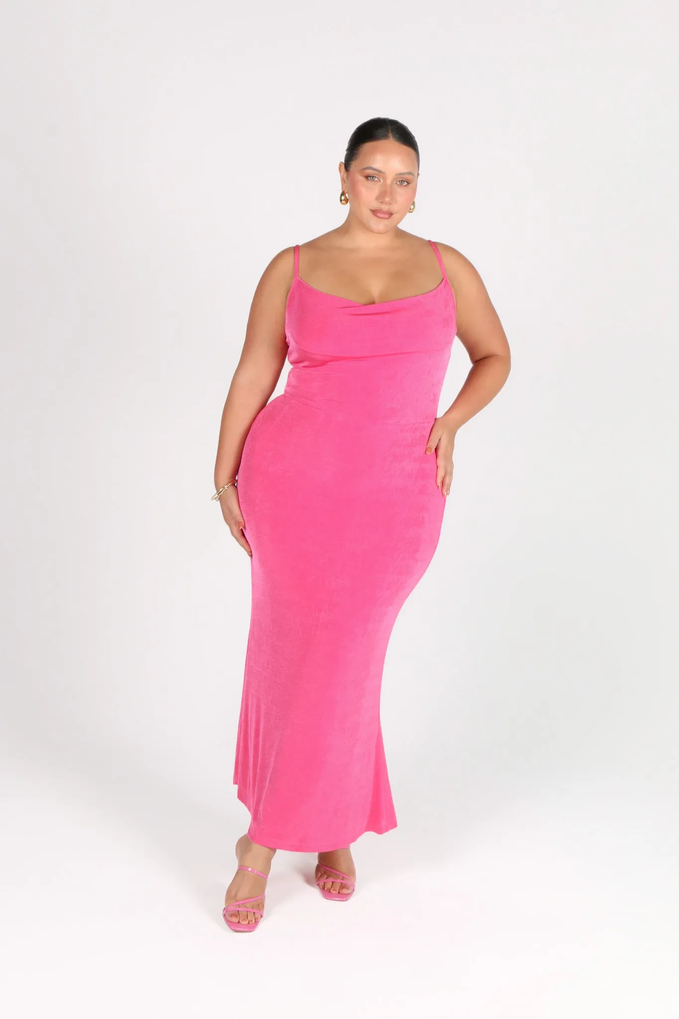 PERI DRESS HOT PINK sold by FAYT The Label product image thumbnail 4