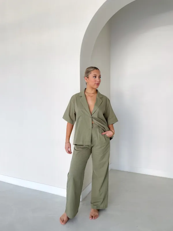 COVE PANTS OLIVE sold by FAYT The Label