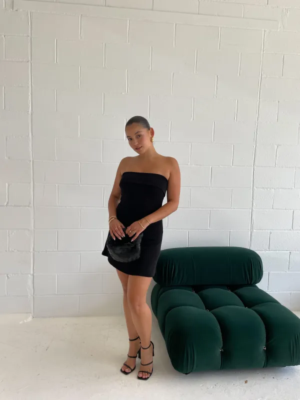 EFFIE MINI DRESS BLACK sold by FAYT The Label