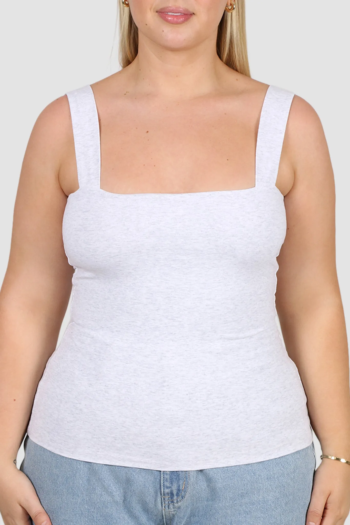 QUINN TOP GREY MARLE sold by FAYT The Label product image thumbnail 5