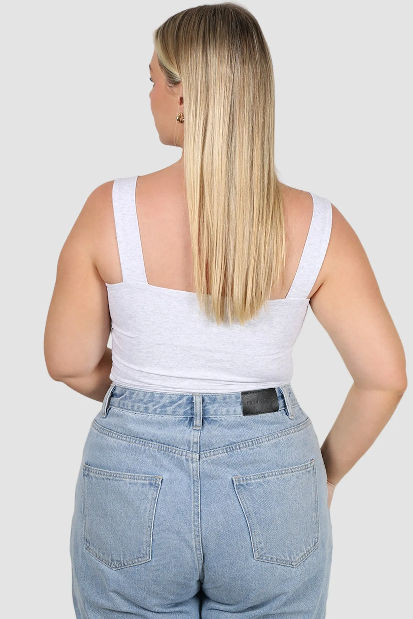 QUINN TOP GREY MARLE sold by FAYT The Label product image thumbnail 3