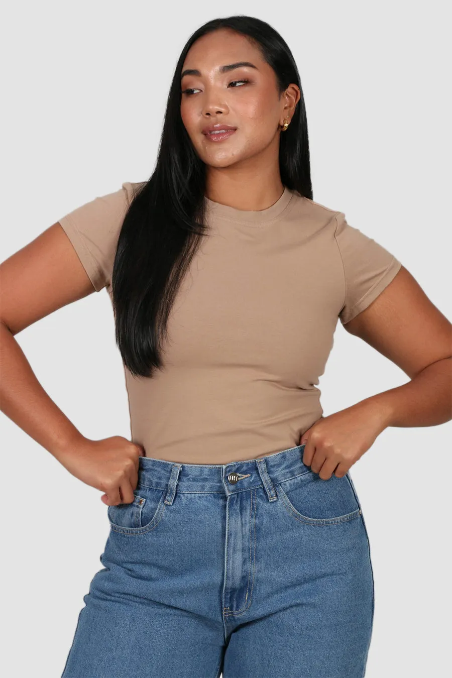 BUTTERY TEE NEUTRAL sold by FAYT The Label