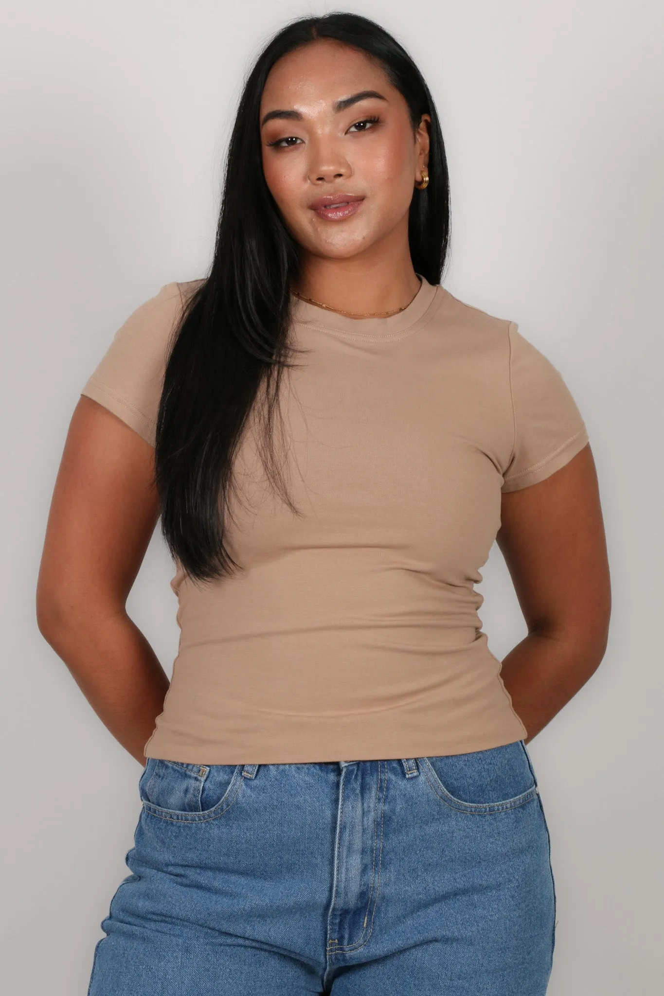 BUTTERY TEE NEUTRAL sold by FAYT The Label product image thumbnail 3