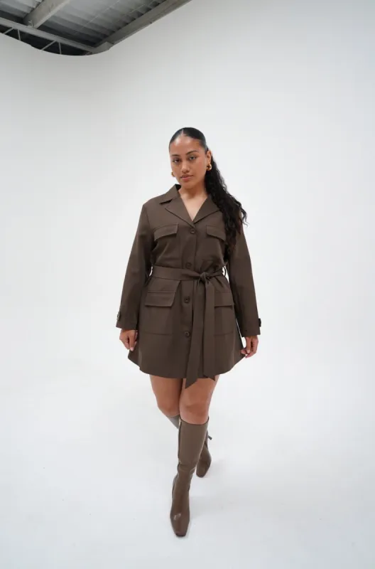 PAX DRESS CHOCOLATE sold by FAYT The Label