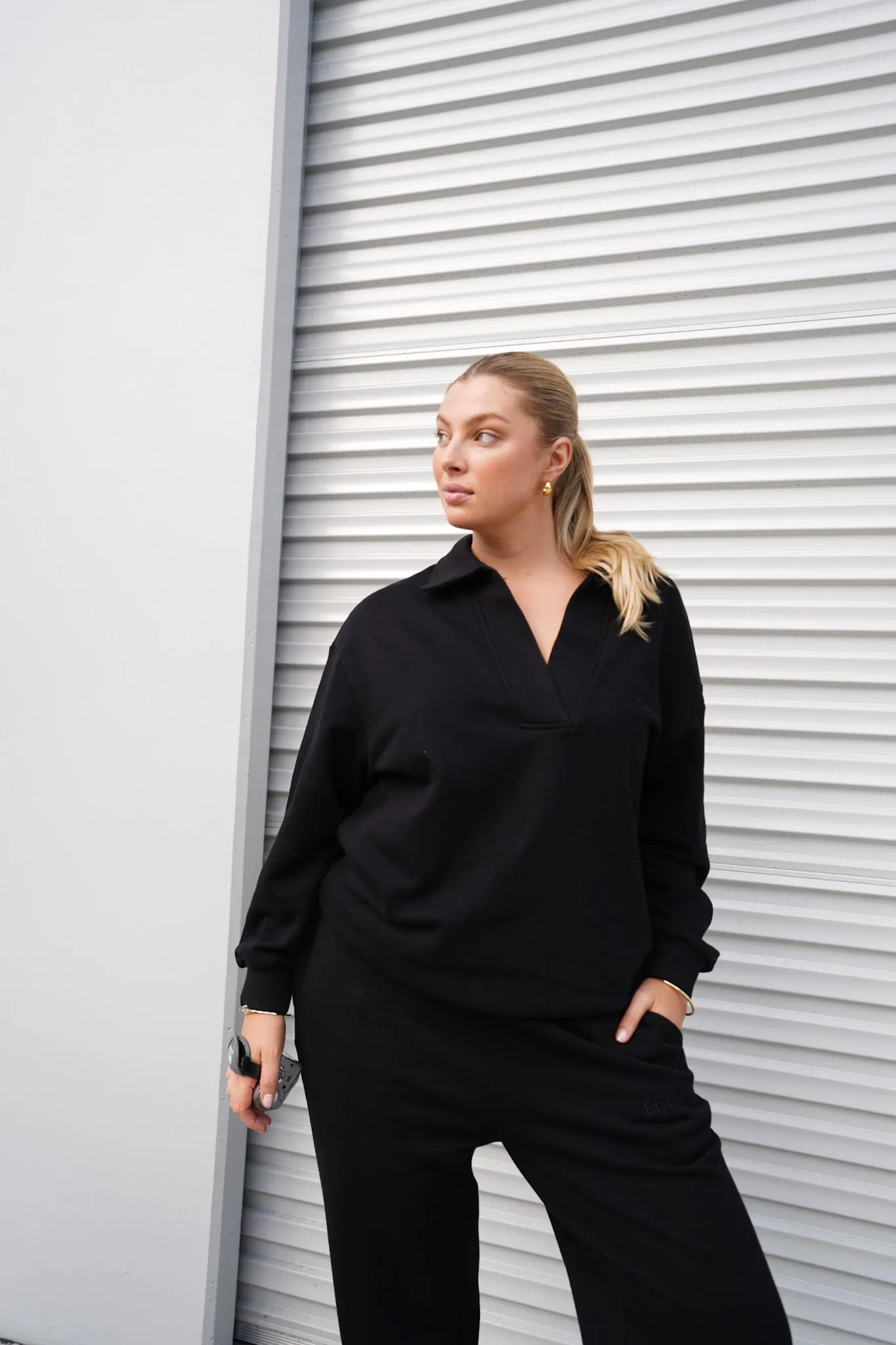 COLLAR CREW BLACK sold by FAYT The Label product image thumbnail 4