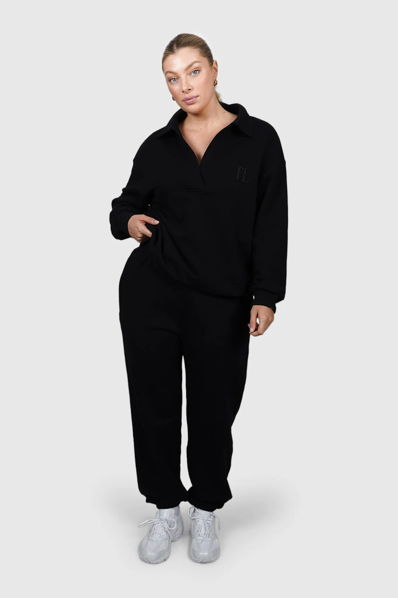 COLLAR CREW BLACK sold by FAYT The Label product image thumbnail 3
