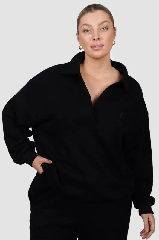 COLLAR CREW BLACK made by FAYT The Label