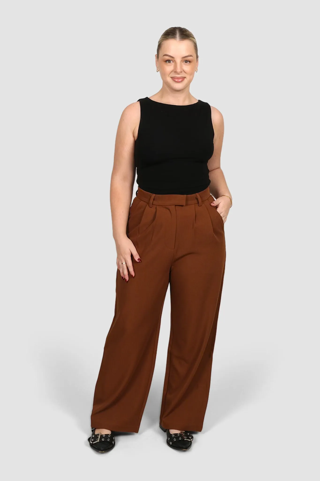 DOWNTOWN PANT RUST sold by FAYT The Label product image thumbnail 3