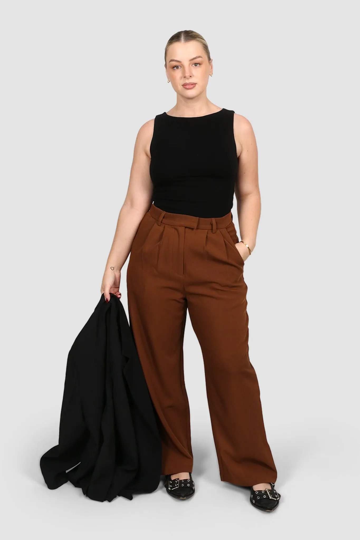 DOWNTOWN PANT RUST sold by FAYT The Label product image thumbnail 2