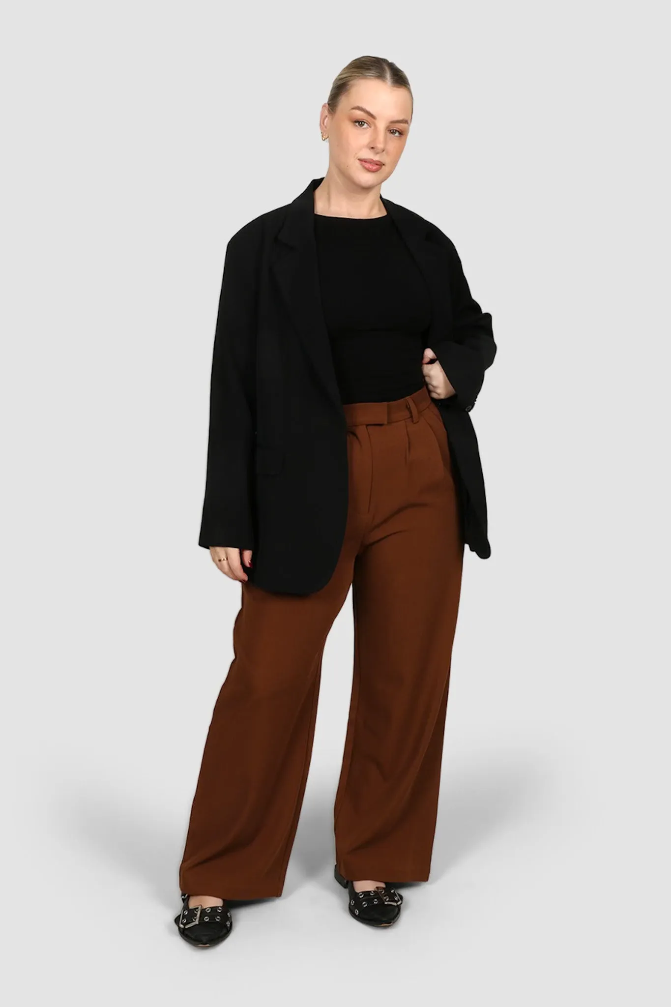 DOWNTOWN PANT RUST sold by FAYT The Label