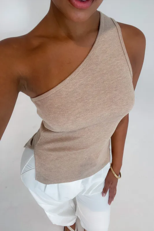 XANTIA KNIT TOP OATMEAL sold by FAYT The Label