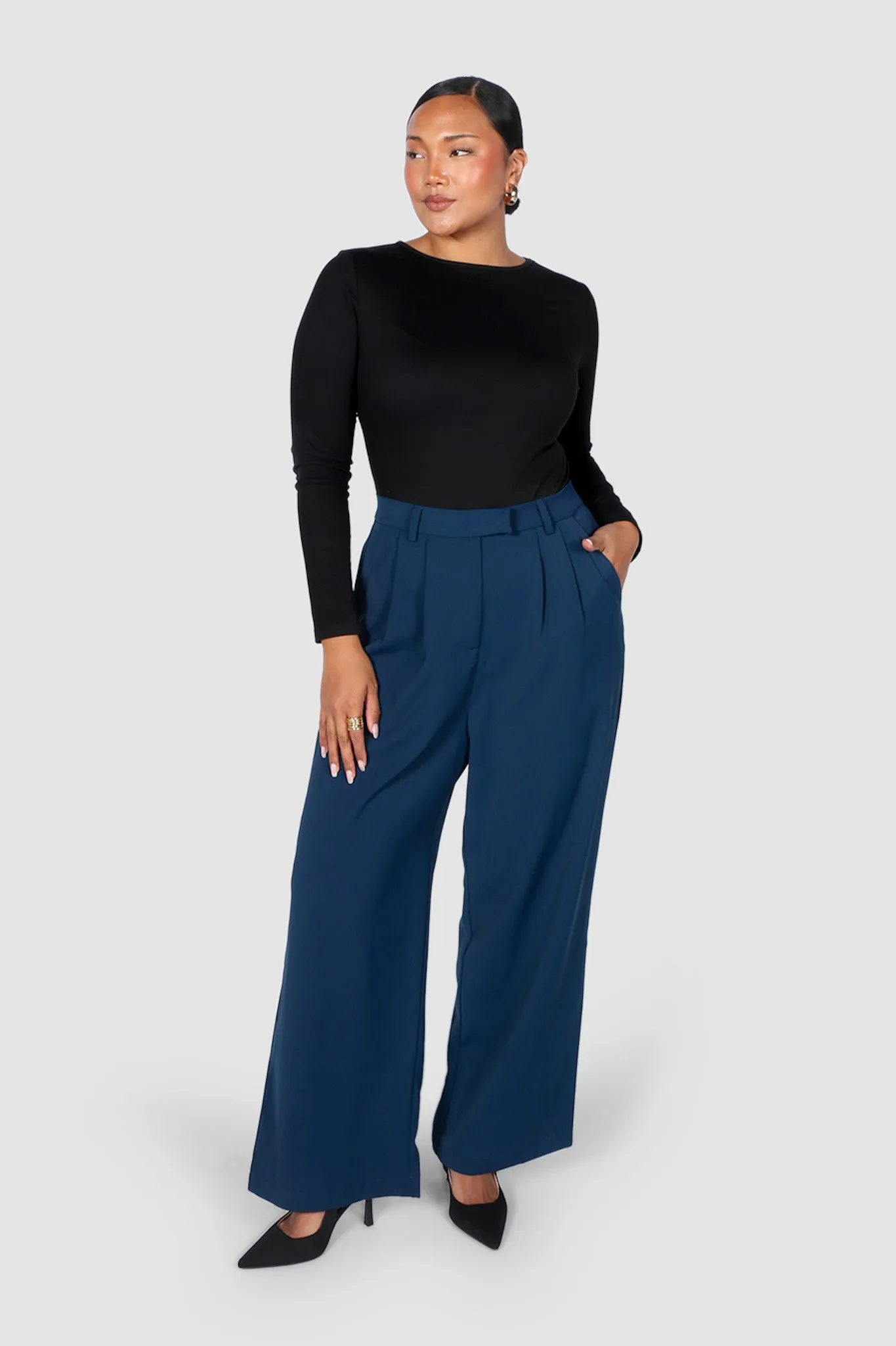 DOWNTOWN PANT DEEP OCEAN sold by FAYT The Label product image thumbnail 4