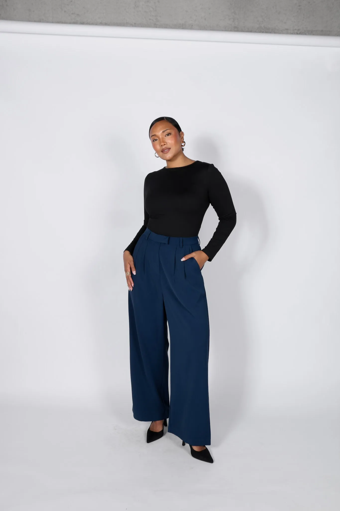 DOWNTOWN PANT DEEP OCEAN sold by FAYT The Label