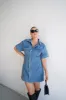 SAVEIRA DENIM DRESS BLUE sold by FAYT The Label