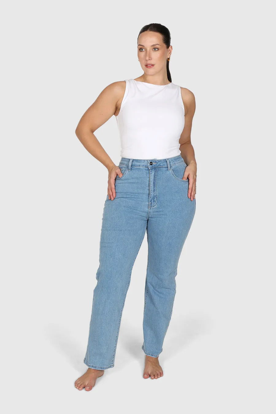 BILLY JEANS BLUE WASH sold by FAYT The Label product image thumbnail 2